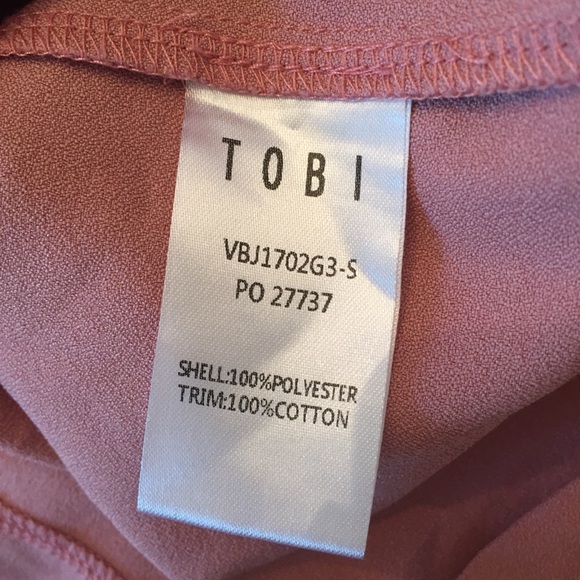 Tobi M/M romper light pink back cut outs maybe - Picture 4 of 4